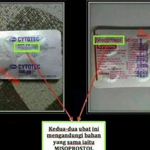 cytotec dan cytolog adalah dua jenis ubat yang dikeluarkan oleh dua syarikat yang berbeza. Namun kedua-duanya mengandungi misoprostol yang bertindak sebagai ubat gugurkan kandungan.